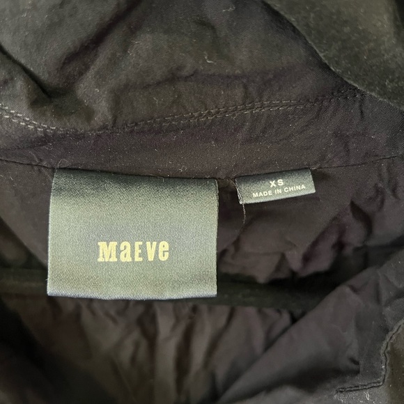 Anthropologie Maeve Carlotta Ruched Shirt Dress Size XS - Picture 6 of 7